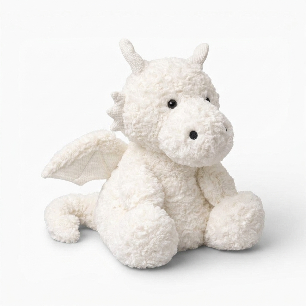 Weißer Drache mit Flügeln 20–55 cm